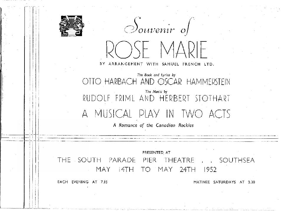Portsmouth Players Rose Marie 2